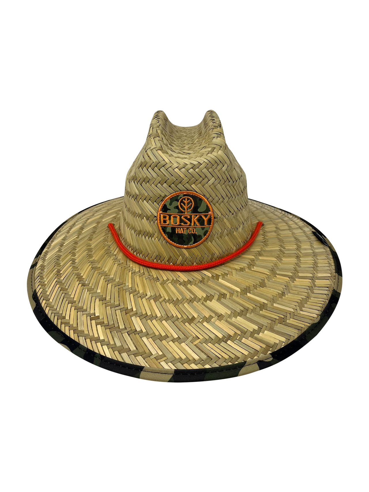 Outdoorsmen Camo Straw Hat