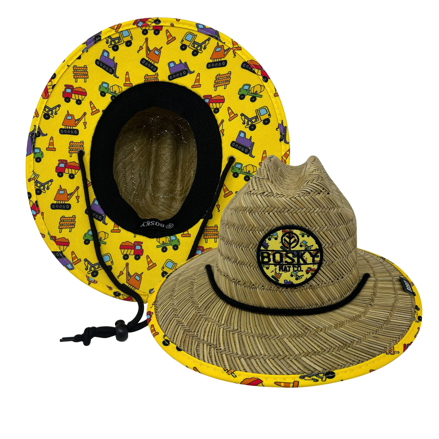 Kids Fun Straw Hats | Beach | Swim Cruise Paddle Board | Boat Fishing | UPF 50 |