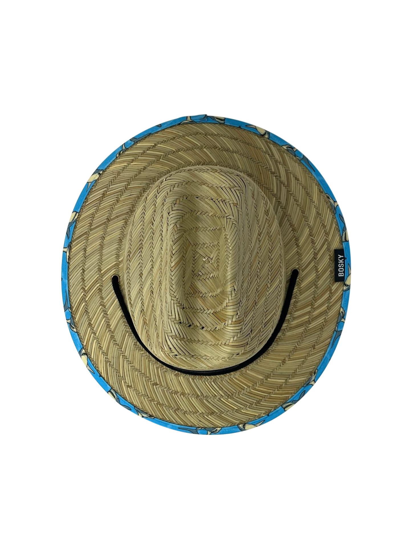 Kids Great White Shark Attack Straw Lifeguard Hat