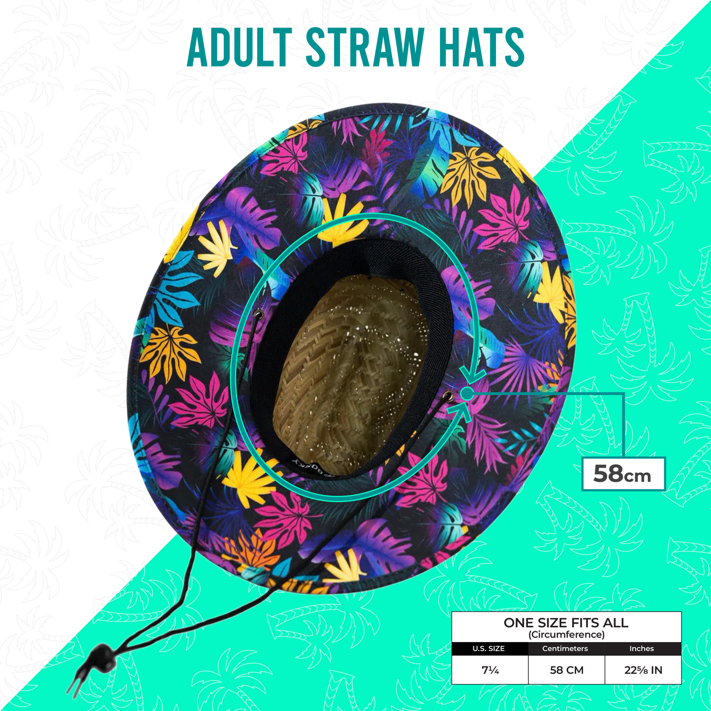 Neon Forest Straw Hat