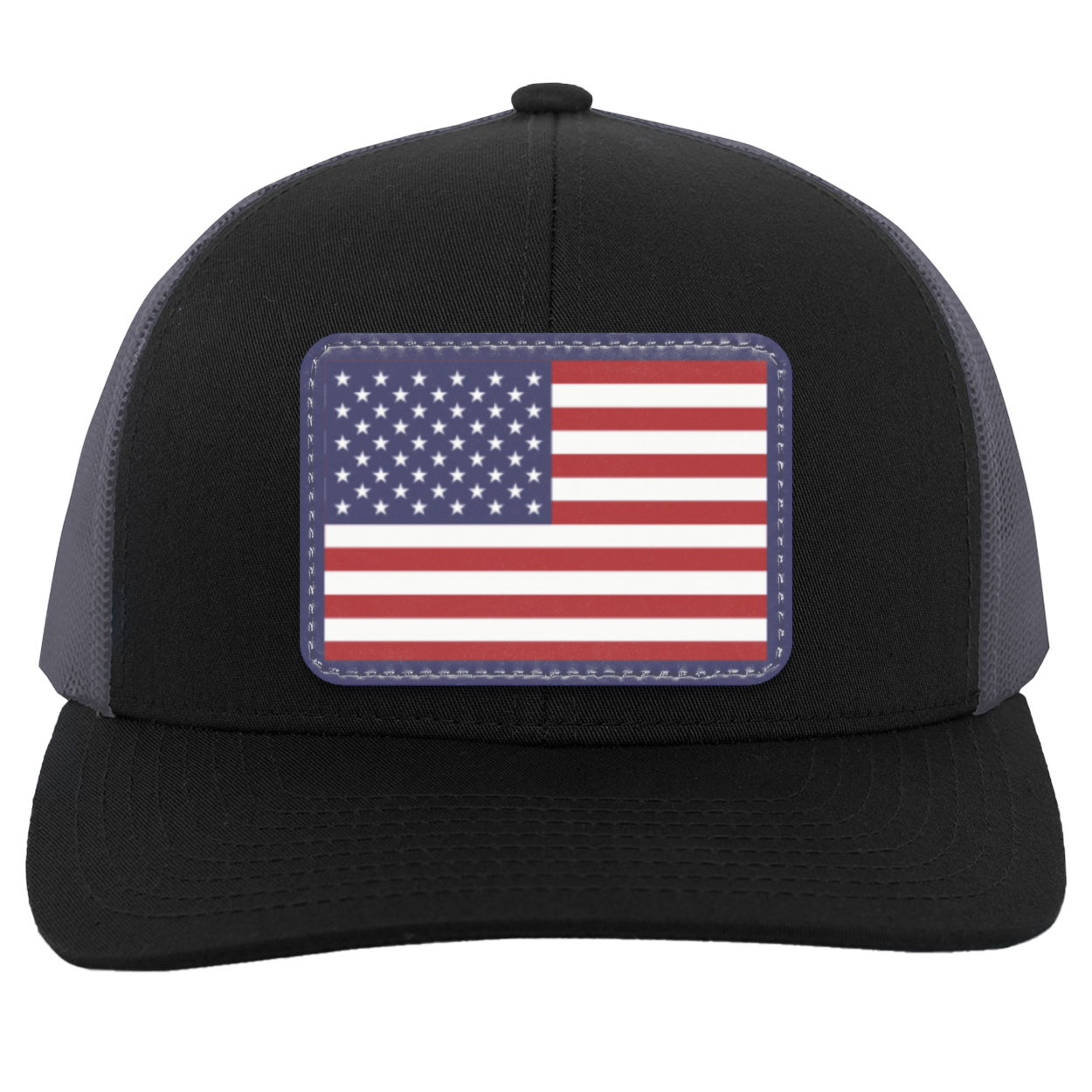 Classic American Flag USA Patriot Trucker Snap Back Hat