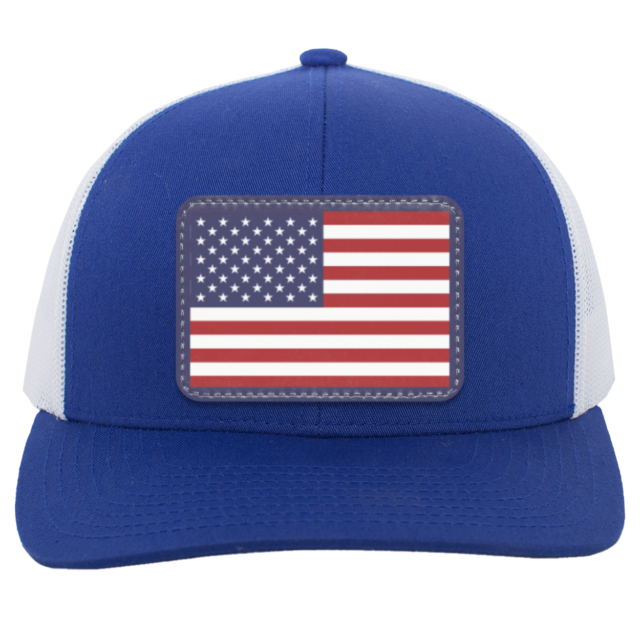Classic American Flag USA Patriot Trucker Snap Back Hat