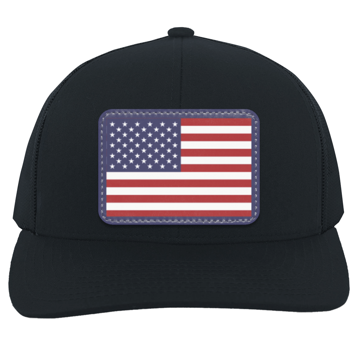 Classic American Flag USA Patriot Trucker Snap Back Hat