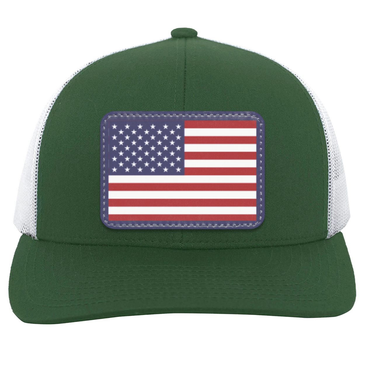 Classic American Flag USA Patriot Trucker Snap Back Hat