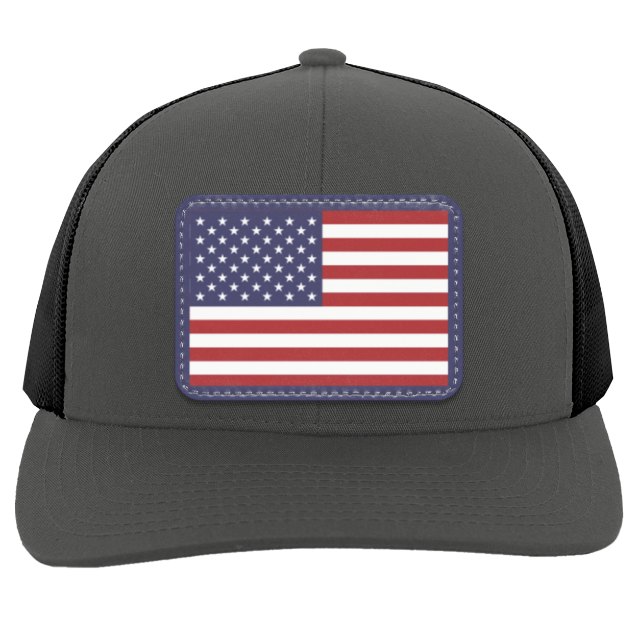 Classic American Flag USA Patriot Trucker Snap Back Hat