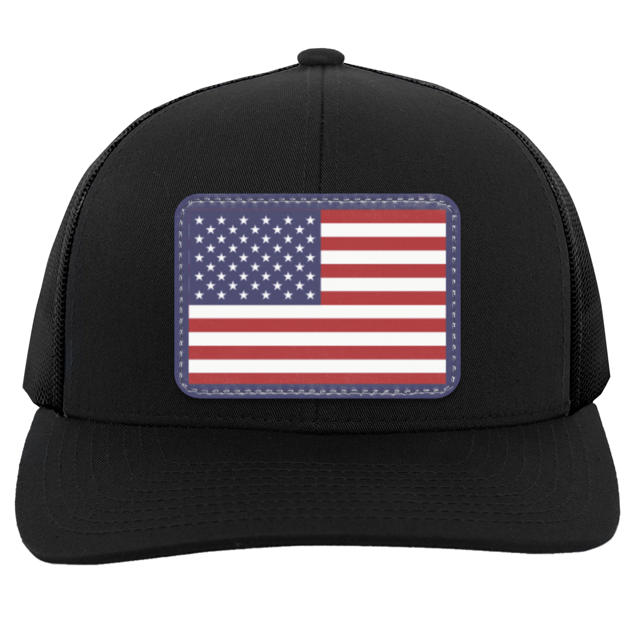 Classic American Flag USA Patriot Trucker Snap Back Hat
