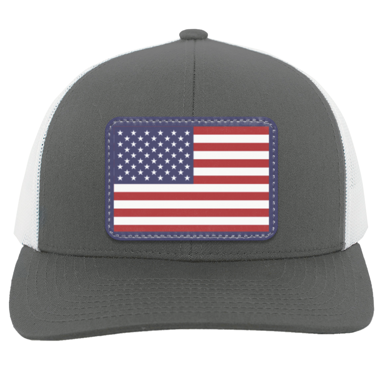 Classic American Flag USA Patriot Trucker Snap Back Hat