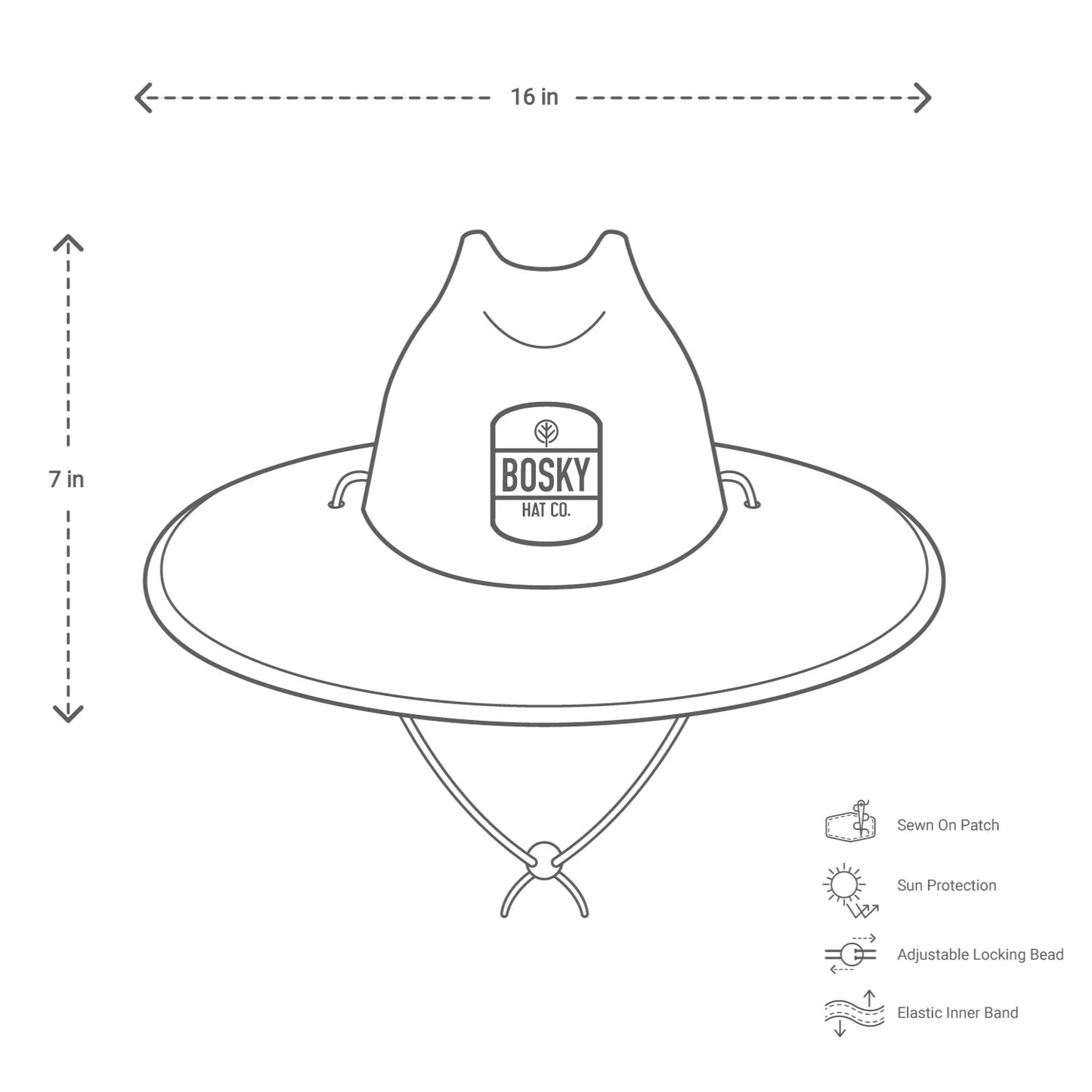 Neon Forest Straw Hat