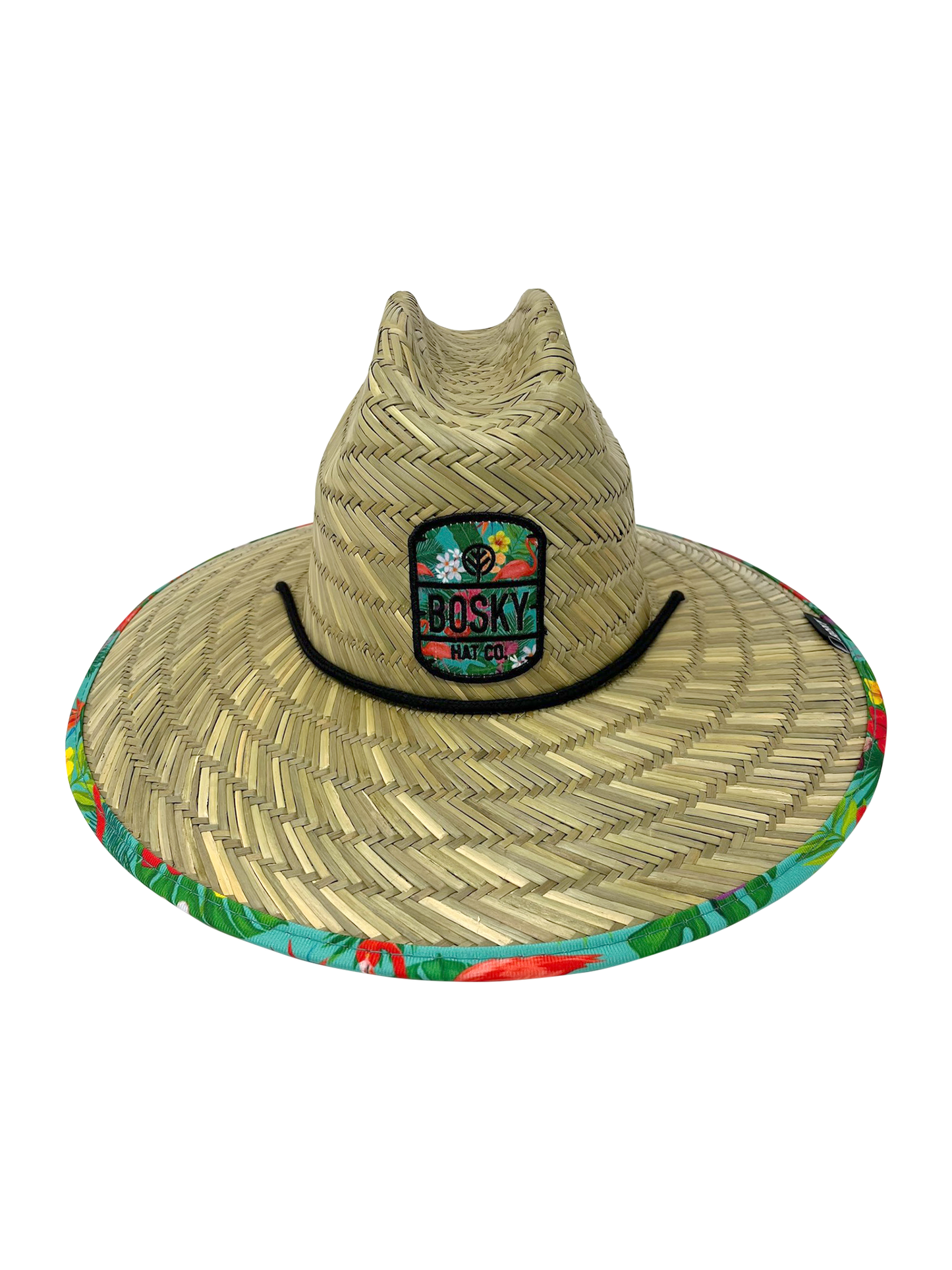 Tropical Flamingo Straw Hat
