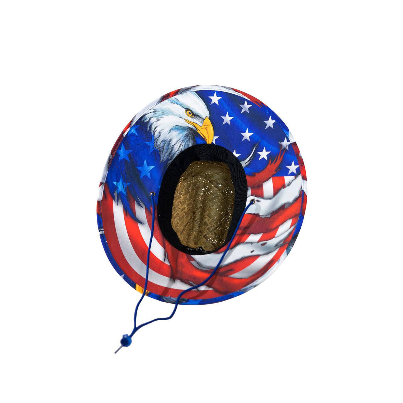 Patriot Bald Eagle Straw Hat