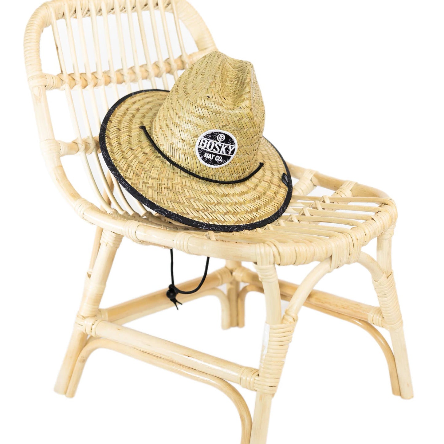 Dark Palms - Kids Straw Hat