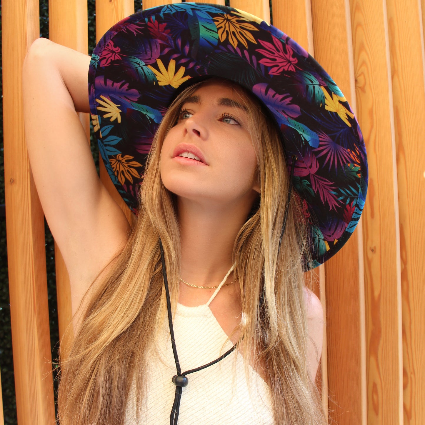 Neon Forest Straw Hat