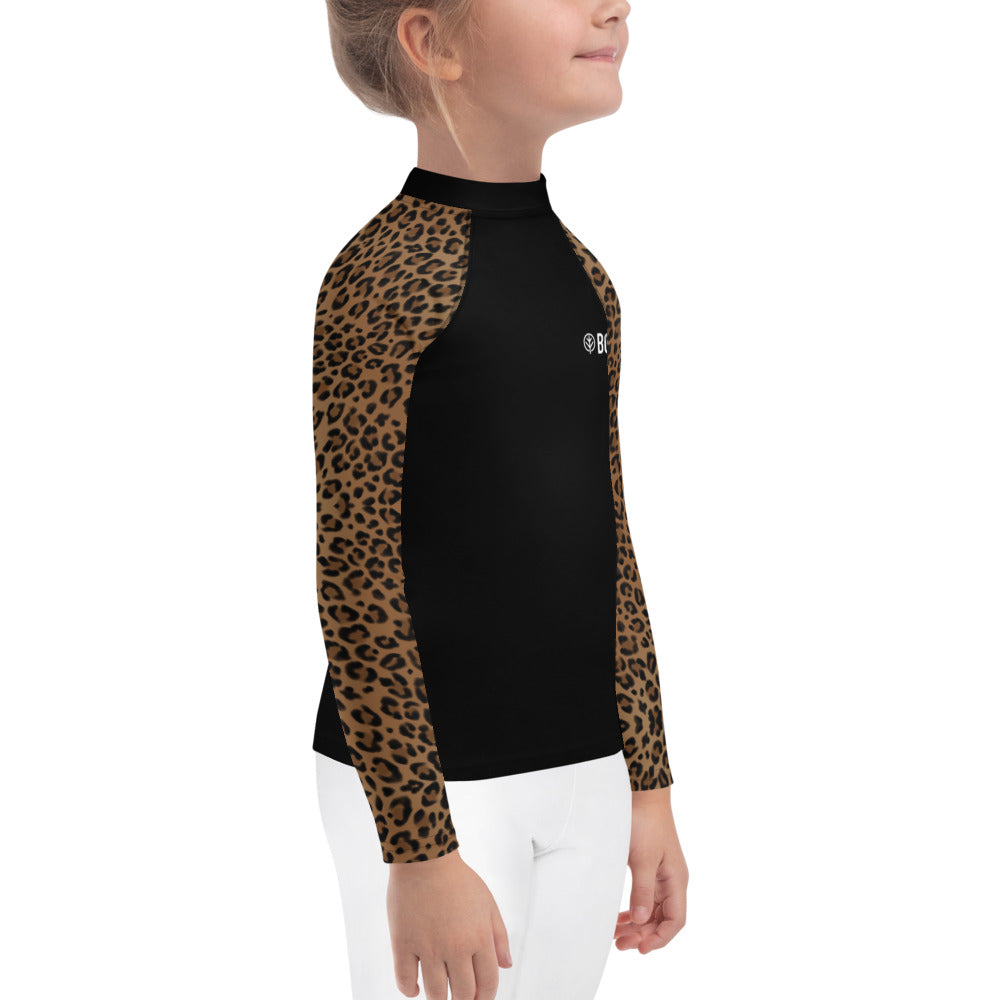 Wild Cheetah Kid's Rash Guard
