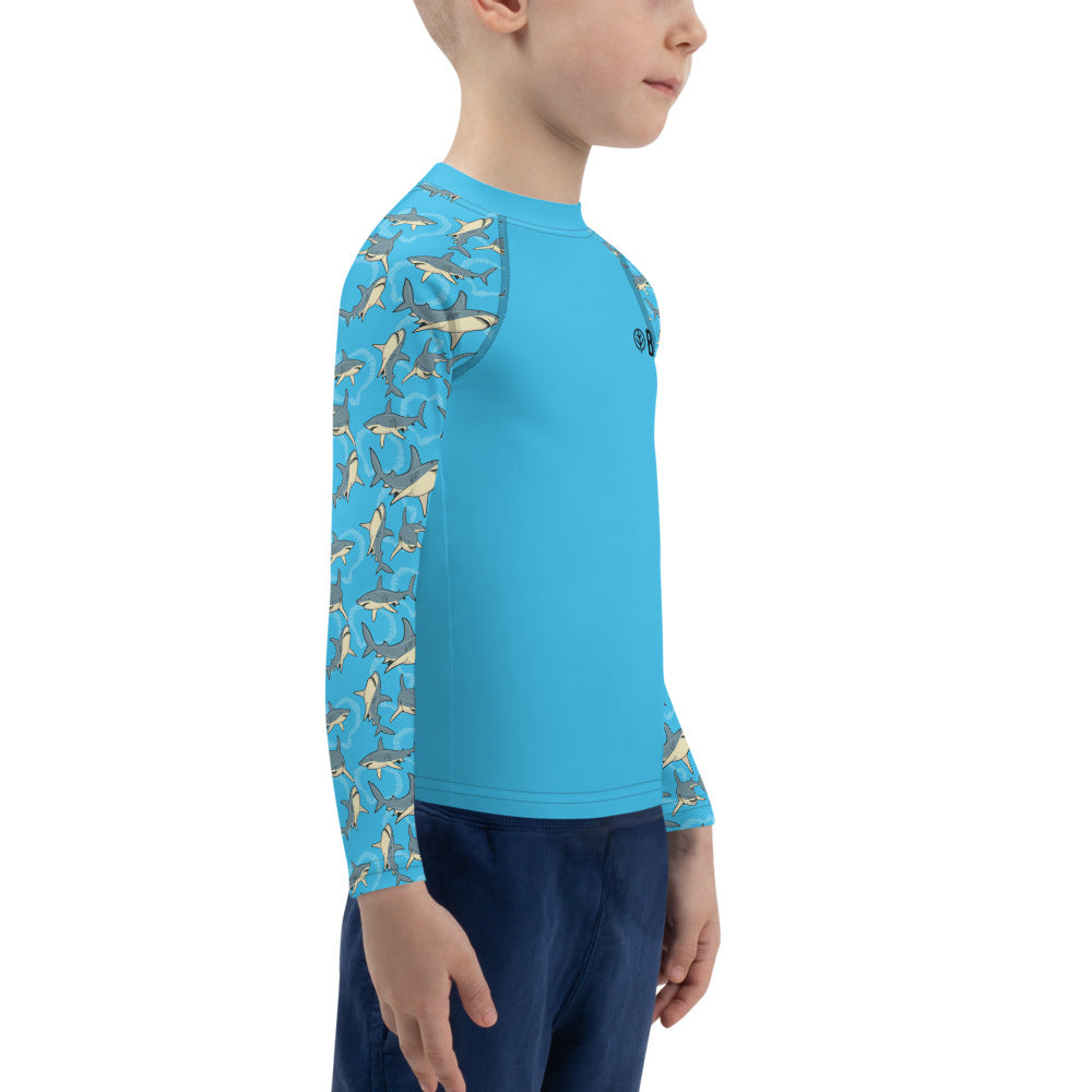 Shark Attack Kid's Rash Guard