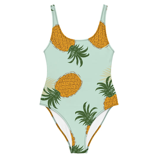 Juicy Pineapple One-Piece Women's Swimsuit
