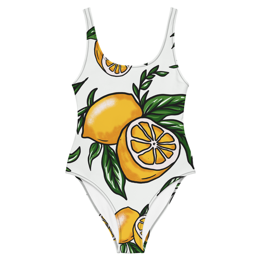 Lemon One-Piece Women's Swimsuit
