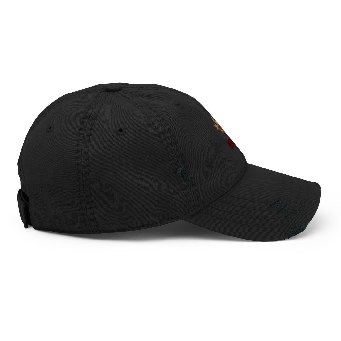 Maple Leaf Distressed Mom Hat