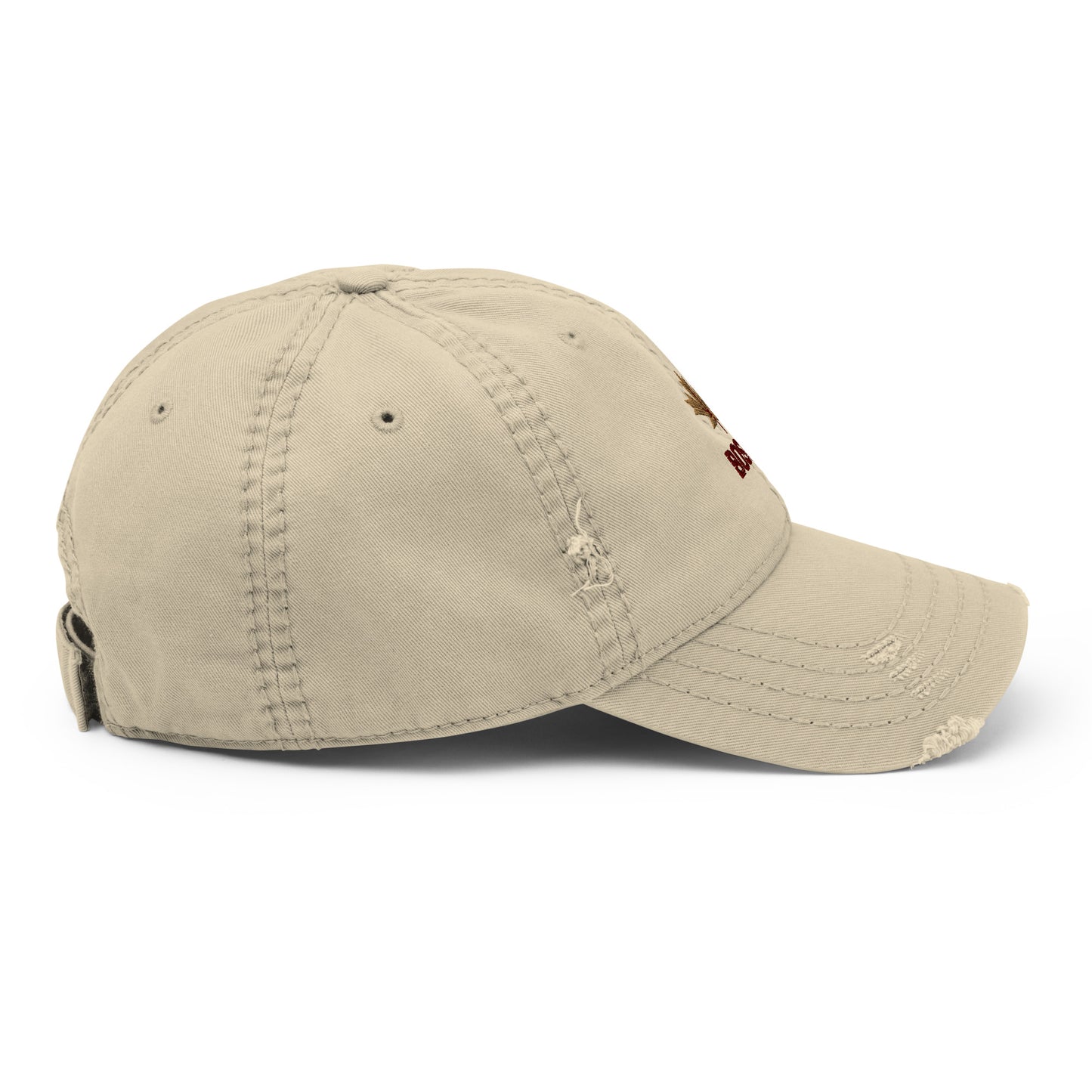 Maple Leaf Distressed Mom Hat