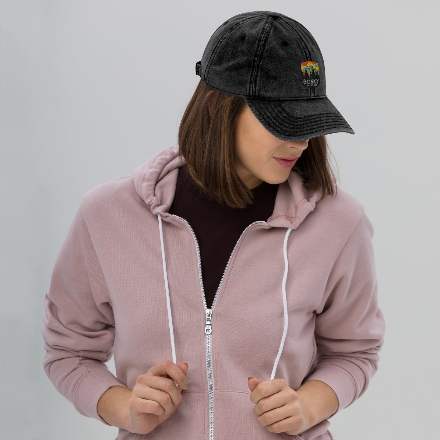Bosky Outdoors Vintage Cotton Twill Ball Cap Hat