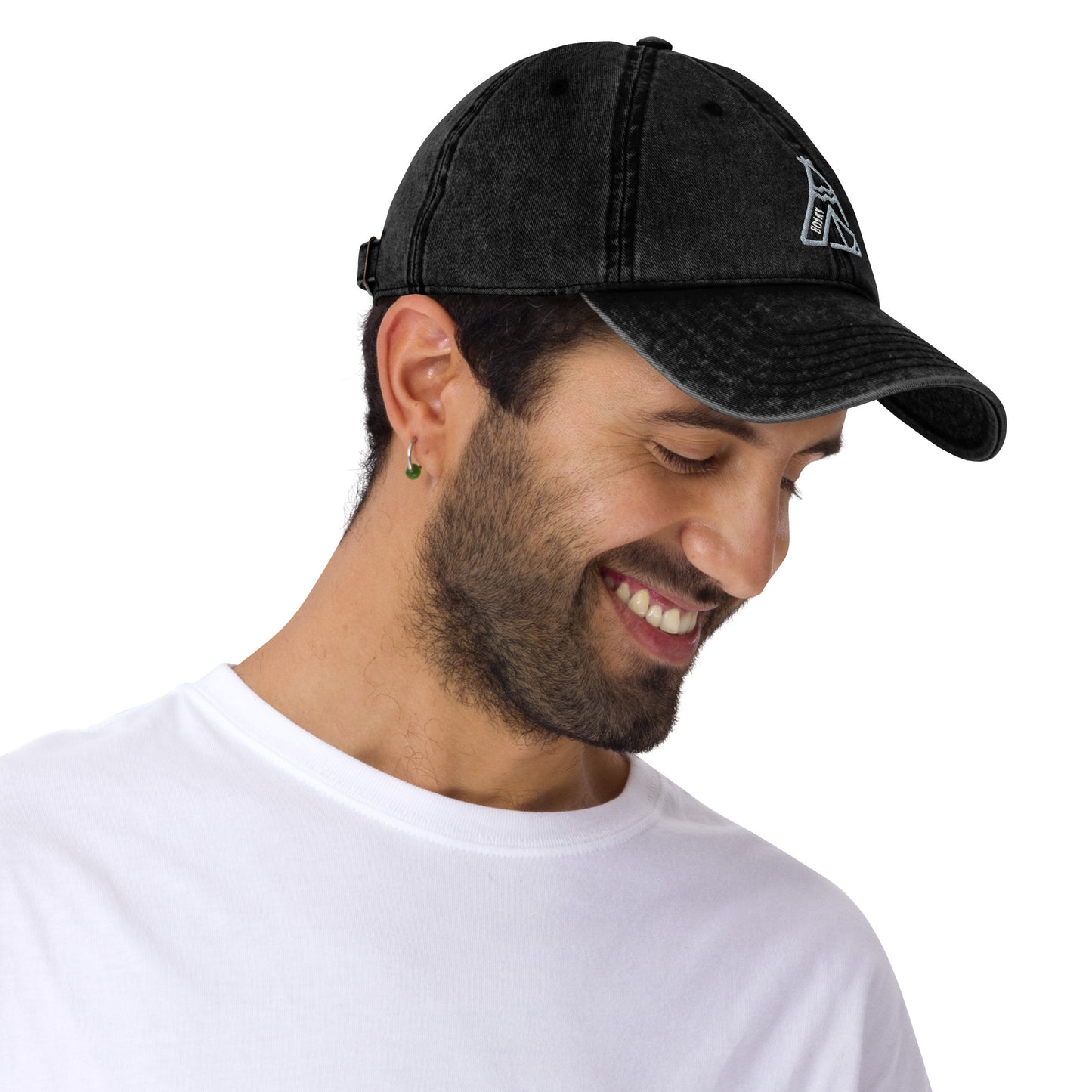 Teepee Camping Vintage Cotton Twill Ball Cap Hat