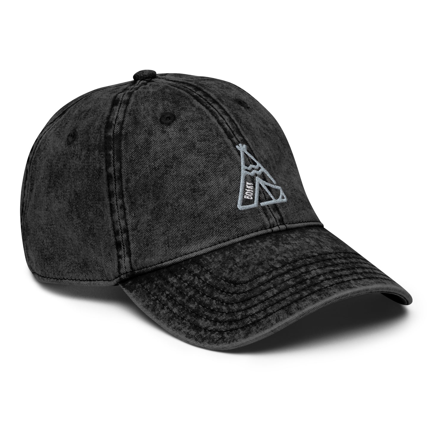 Teepee Camping Vintage Cotton Twill Ball Cap Hat