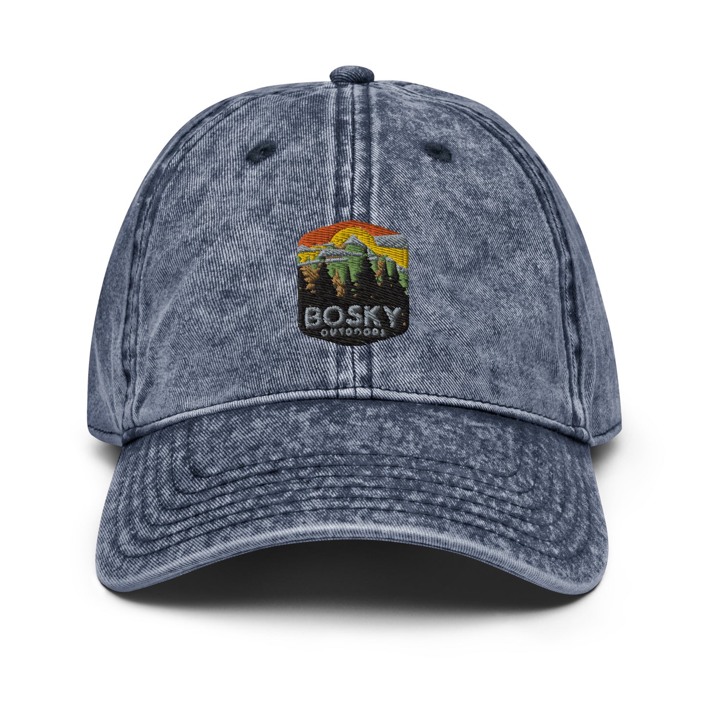Bosky Outdoors Vintage Cotton Twill Ball Cap Hat