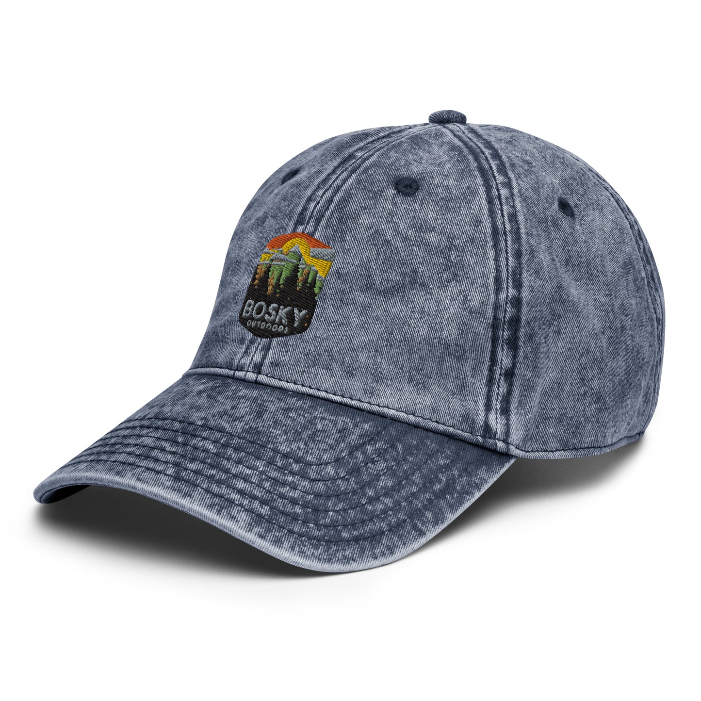 Bosky Outdoors Vintage Cotton Twill Ball Cap Hat