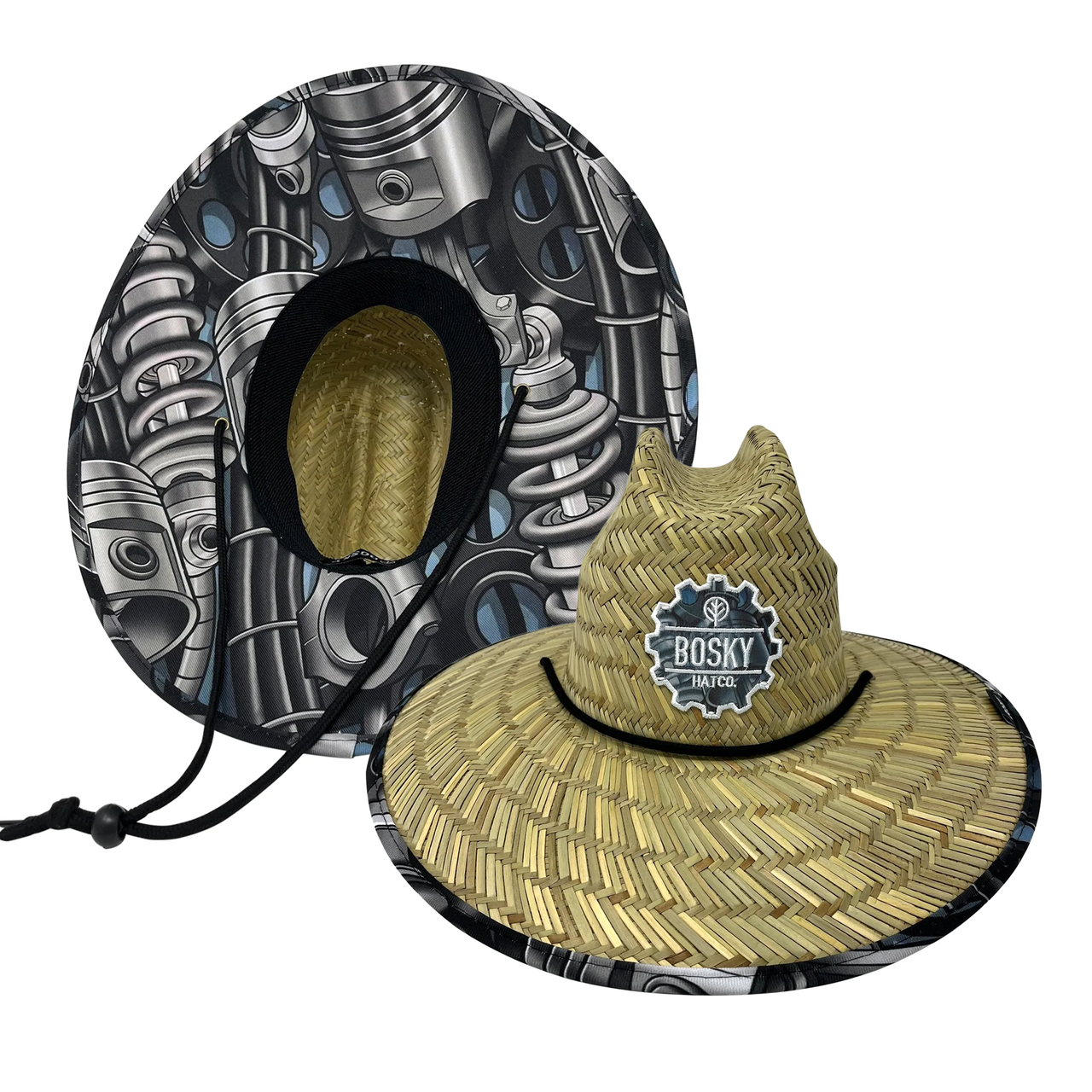 "Car Guy" Gearhead Mechanic Straw Lifeguard Hat