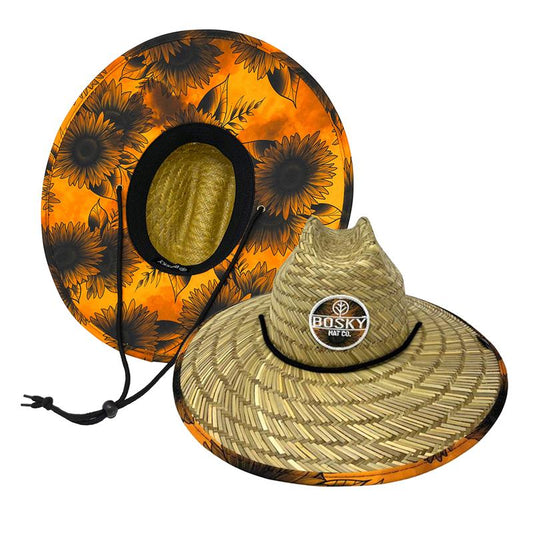 Vintage Sunflower Straw Hat