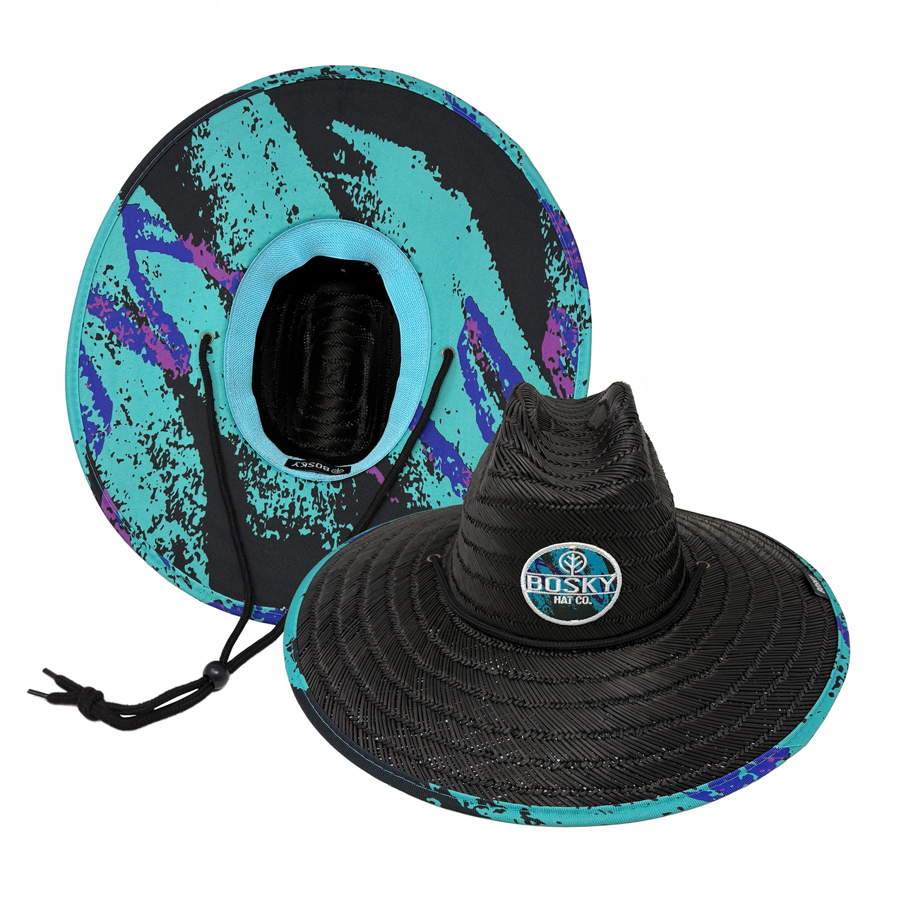 Blackout 90’s Vibes Straw Hat