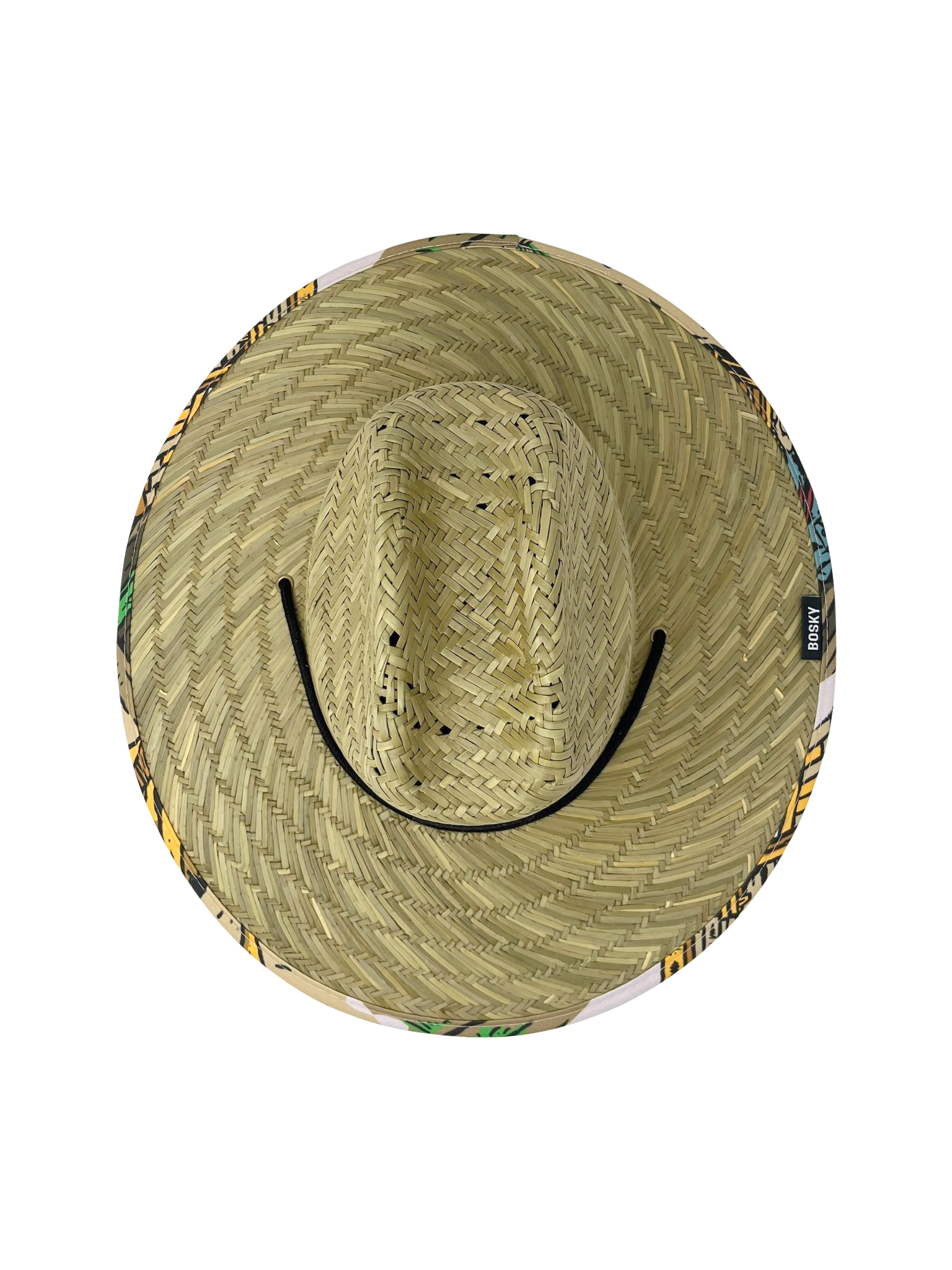 Handmade Straw Hat with Sun Protection - Line In The Sand Swim