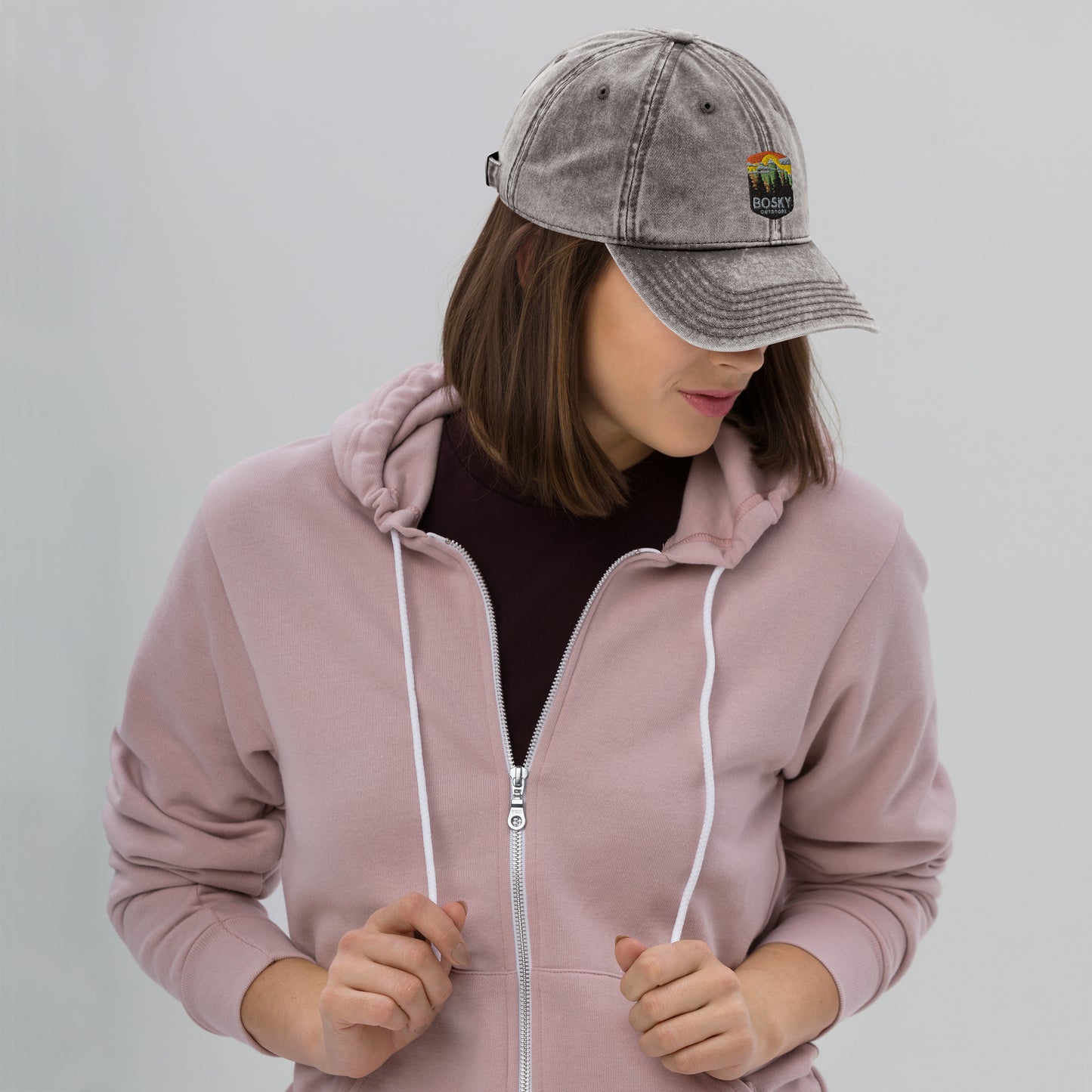 Bosky Outdoors Vintage Cotton Twill Ball Cap Hat
