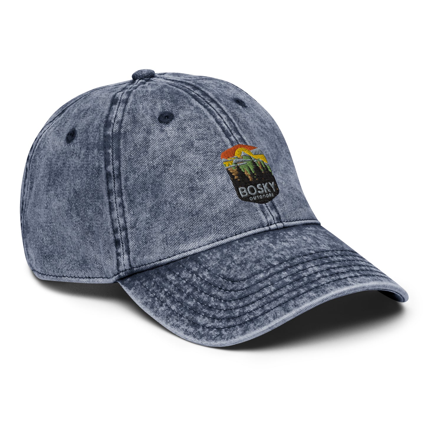 Bosky Outdoors Vintage Cotton Twill Ball Cap Hat